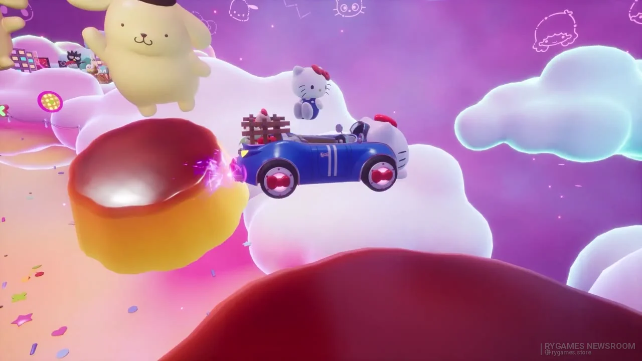 Cuplikan Virtual Sanrio Puroland Pack dari Sonic Racing: CrossWorlds Year Two Showcase - gambar 6