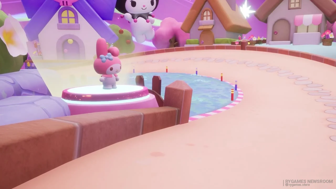 Cuplikan Virtual Sanrio Puroland Pack dari Sonic Racing: CrossWorlds Year Two Showcase - gambar 9