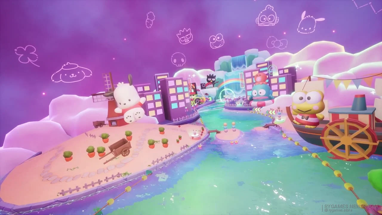 Cuplikan Virtual Sanrio Puroland Pack dari Sonic Racing: CrossWorlds Year Two Showcase - gambar 11