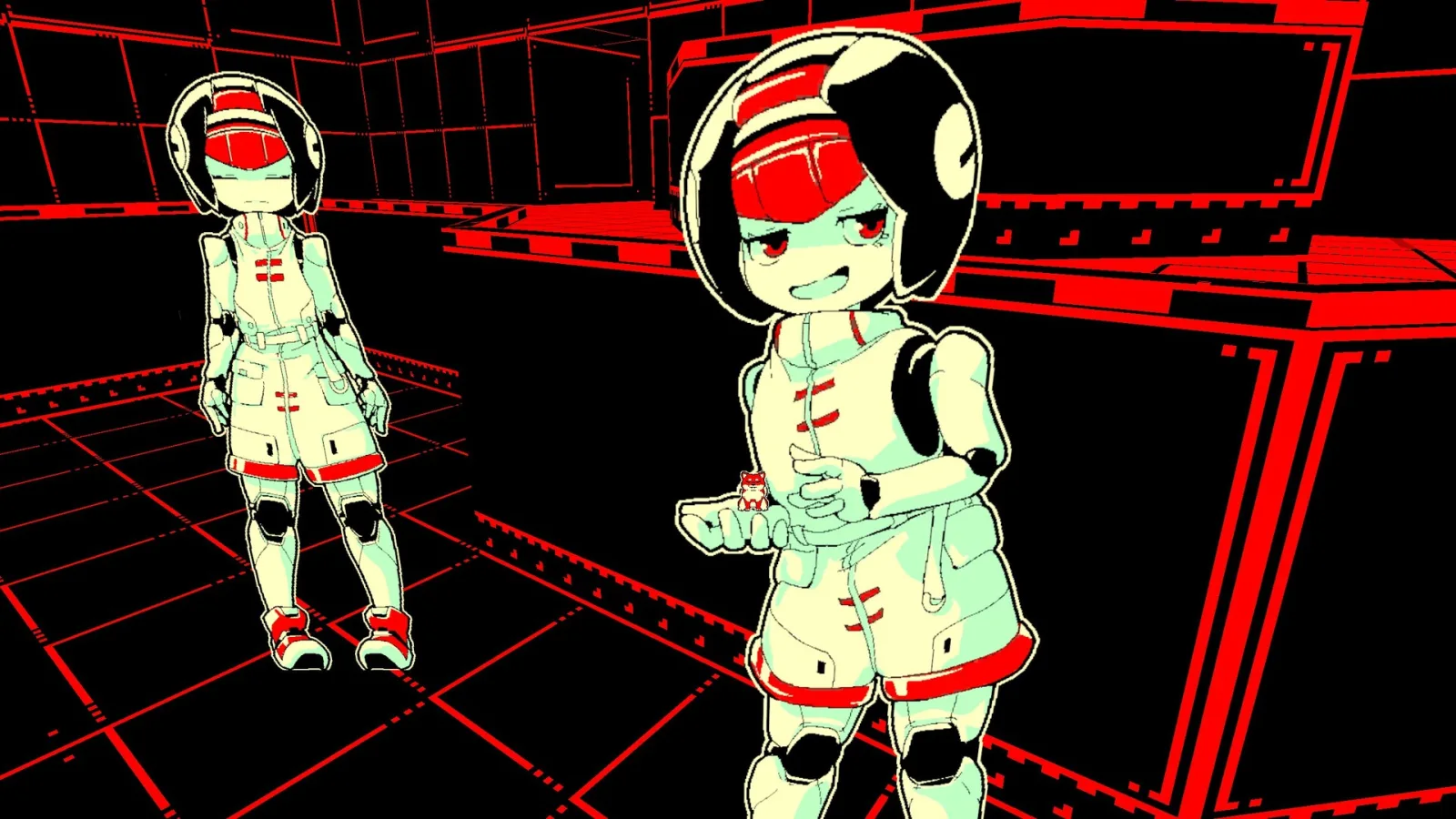 Deretan screenshot The Last Salvage Squad yang memperlihatkan aksi FPS 2.5D, CogrinaUnits, alien tripod, kota merah-hitam, dan suasana arcade sci-fi retro - gambar 10