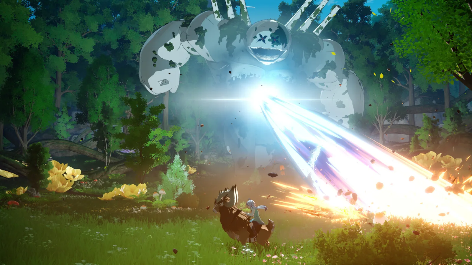 Deretan screenshot gameplay The Seven Deadly Sins: Origin yang menampilkan Clotho, eksplorasi Britannia, combat open-world, dungeon, boss challenge, event cube, dan update high difficulty terbaru - gambar 4
