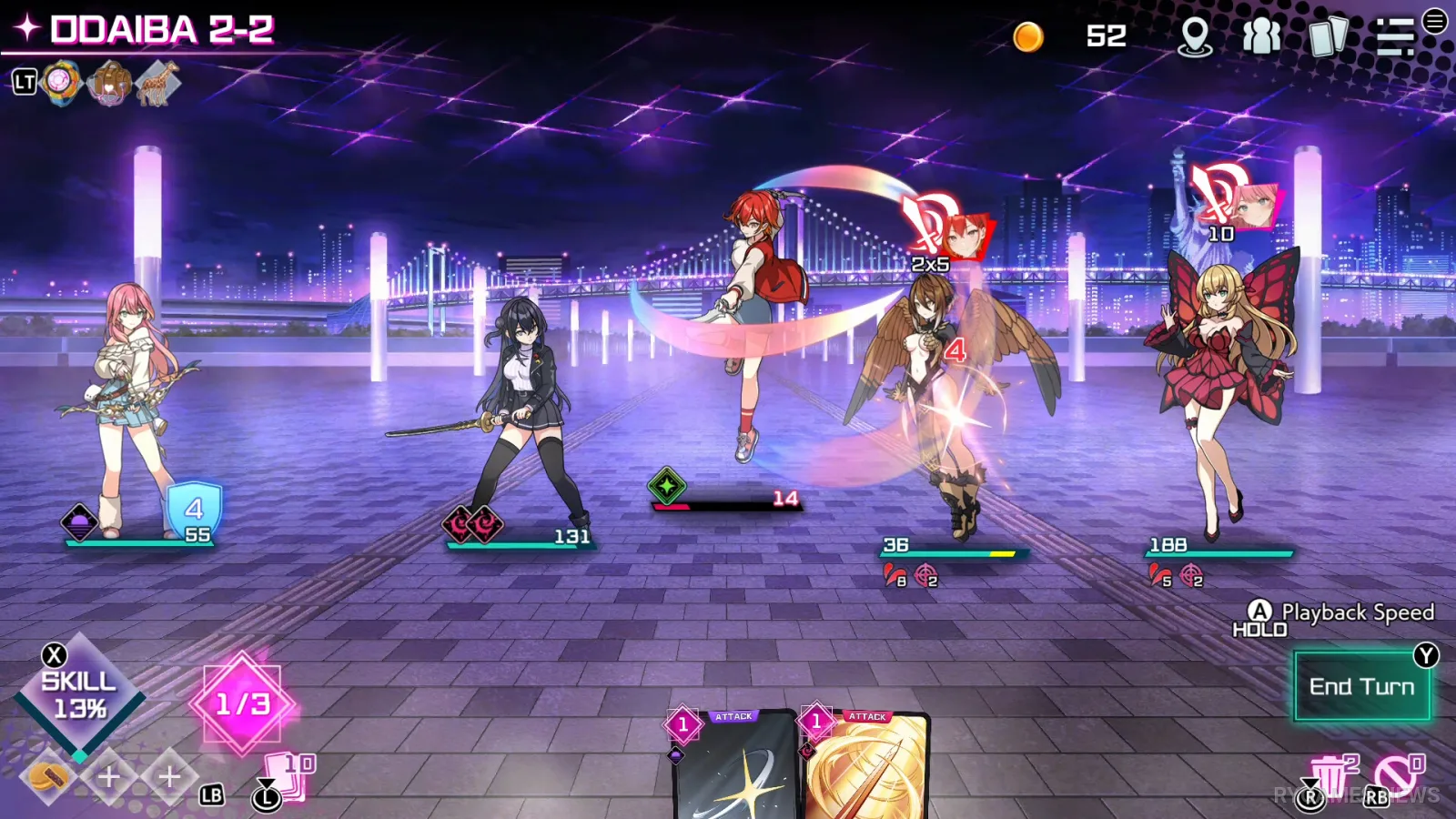 Screenshot gameplay Tokyo Valkyries - gambar 4