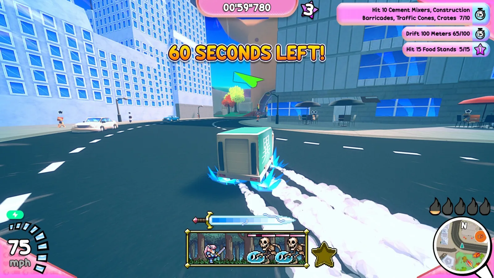 Screenshot gameplay Truck-kun is Supporting Me From Another World - gambar 1
