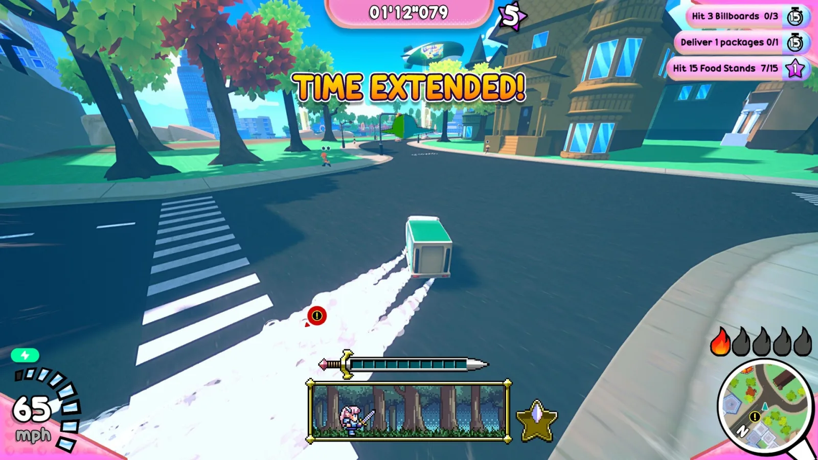 Screenshot gameplay Truck-kun is Supporting Me From Another World - gambar 3
