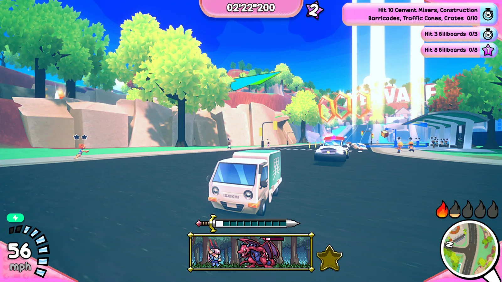 Screenshot gameplay Truck-kun is Supporting Me From Another World - gambar 4