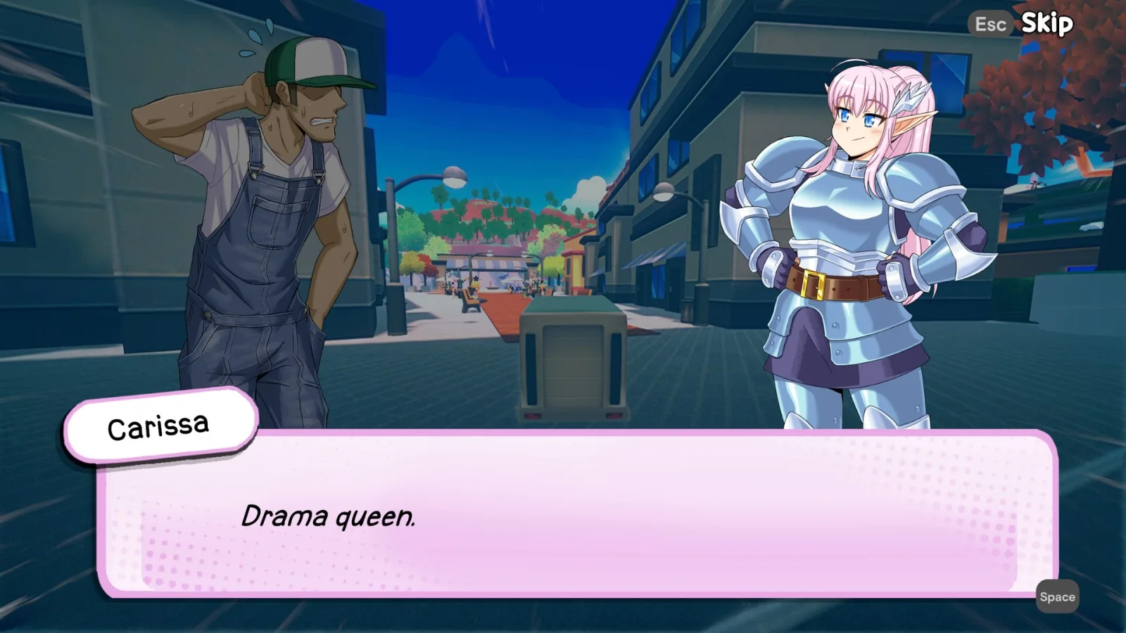 Screenshot gameplay Truck-kun is Supporting Me From Another World - gambar 7
