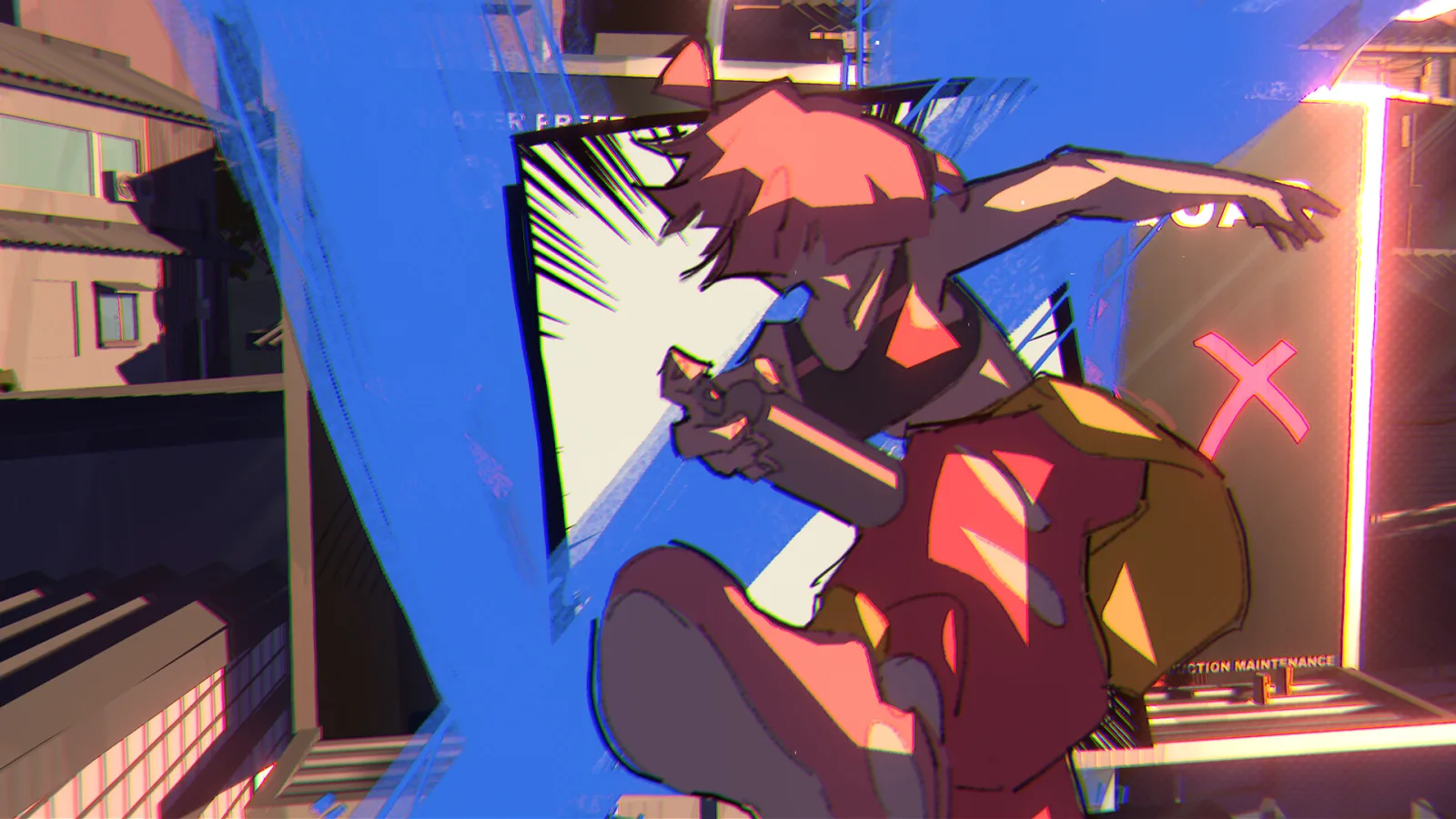 Deretan screenshot UNBEATABLE yang menampilkan Beat, band, panggung, gameplay rhythm, eksplorasi kota, visual anime hand-drawn, dan suasana dunia ketika musik dianggap ilegal - gambar 9