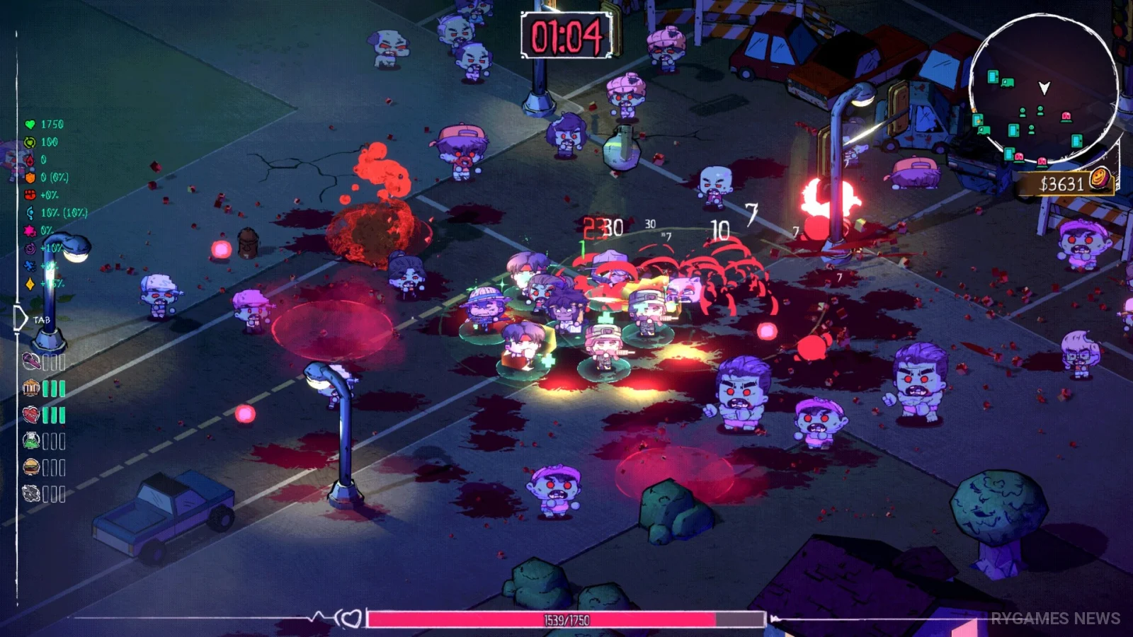 Screenshot gameplay Undead Night Crew dari Steam - gambar 5