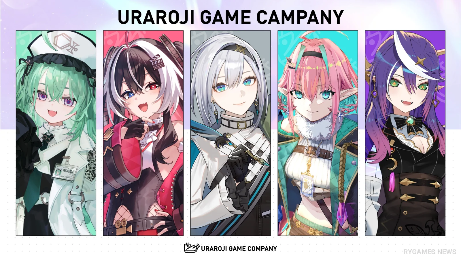 Uraroji Game Company Debuts Five VTubers Who Explore Games Through Law, Pharmacy, Film, Art, and Business