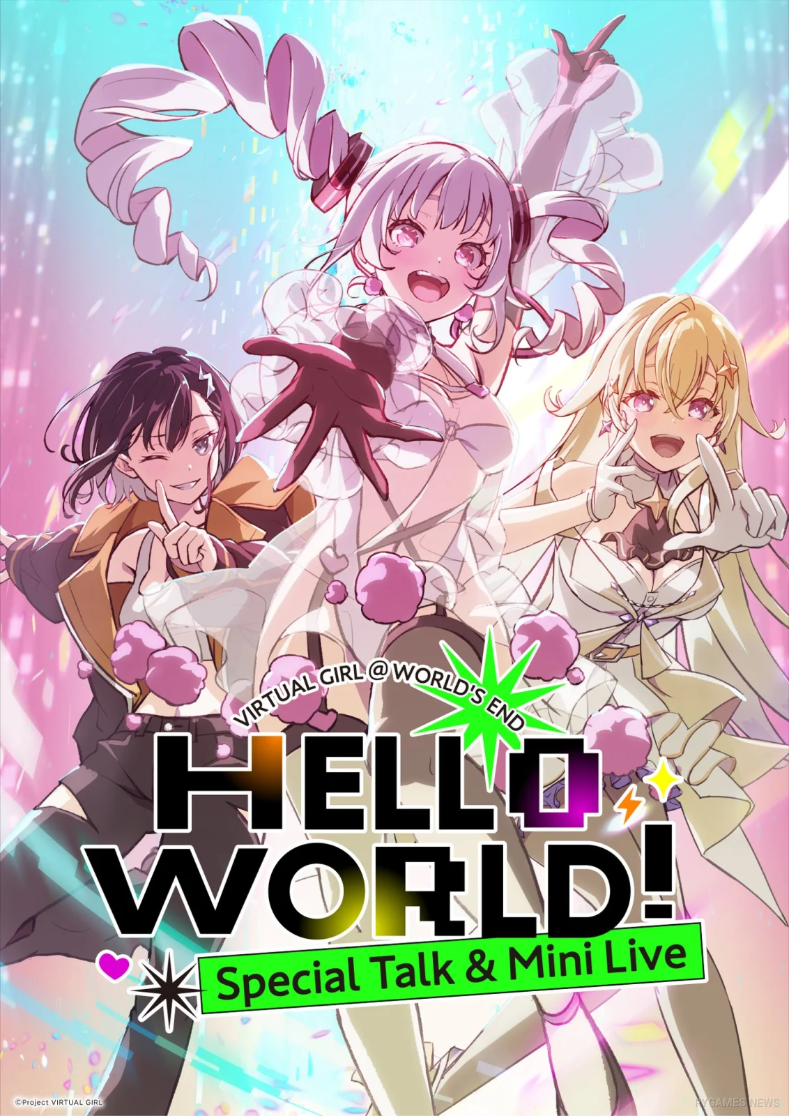 VIRTUAL GIRL @ WORLD'S END HELLO WORLD! Event Key Visual