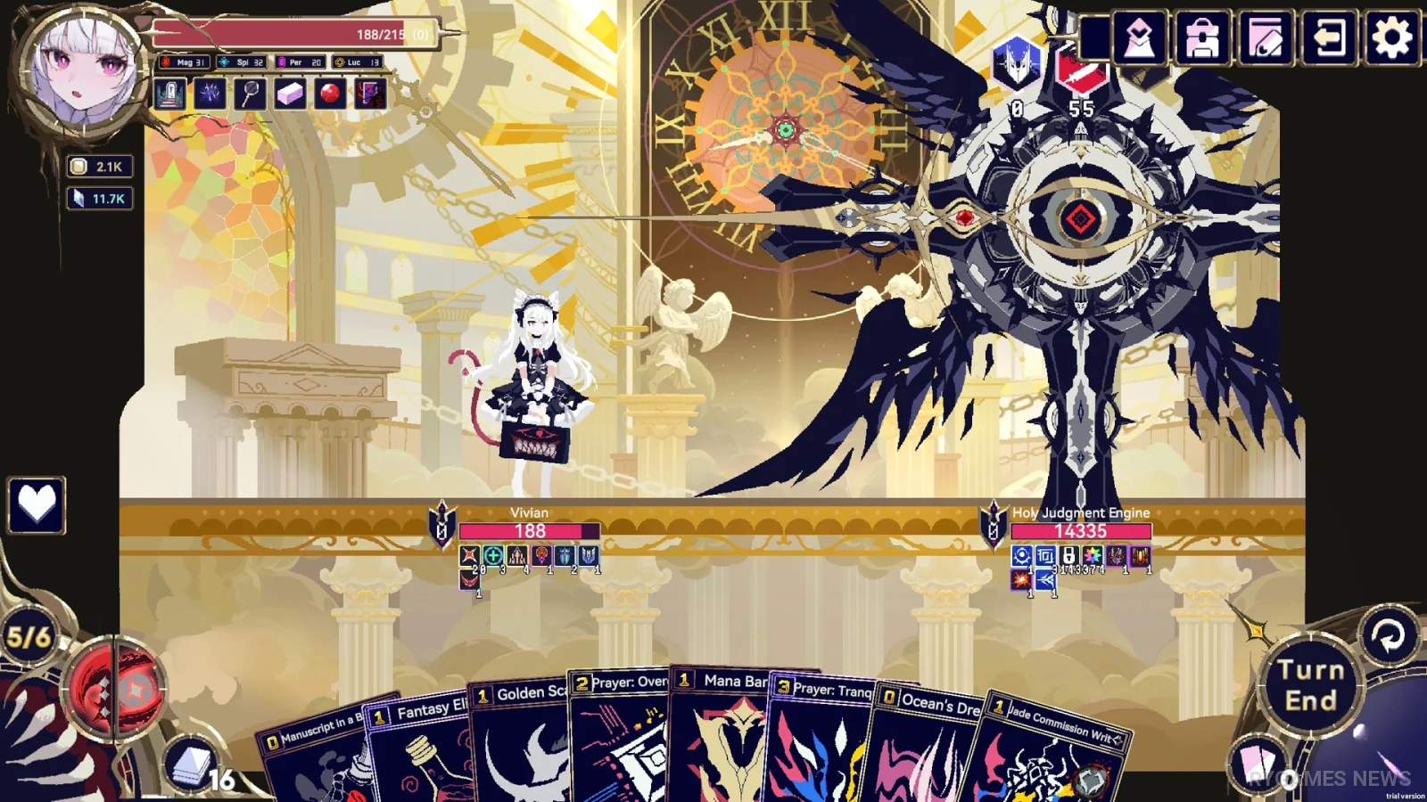 Screenshot gameplay Witch's Apocalyptic Journey dari Steam - gambar 3