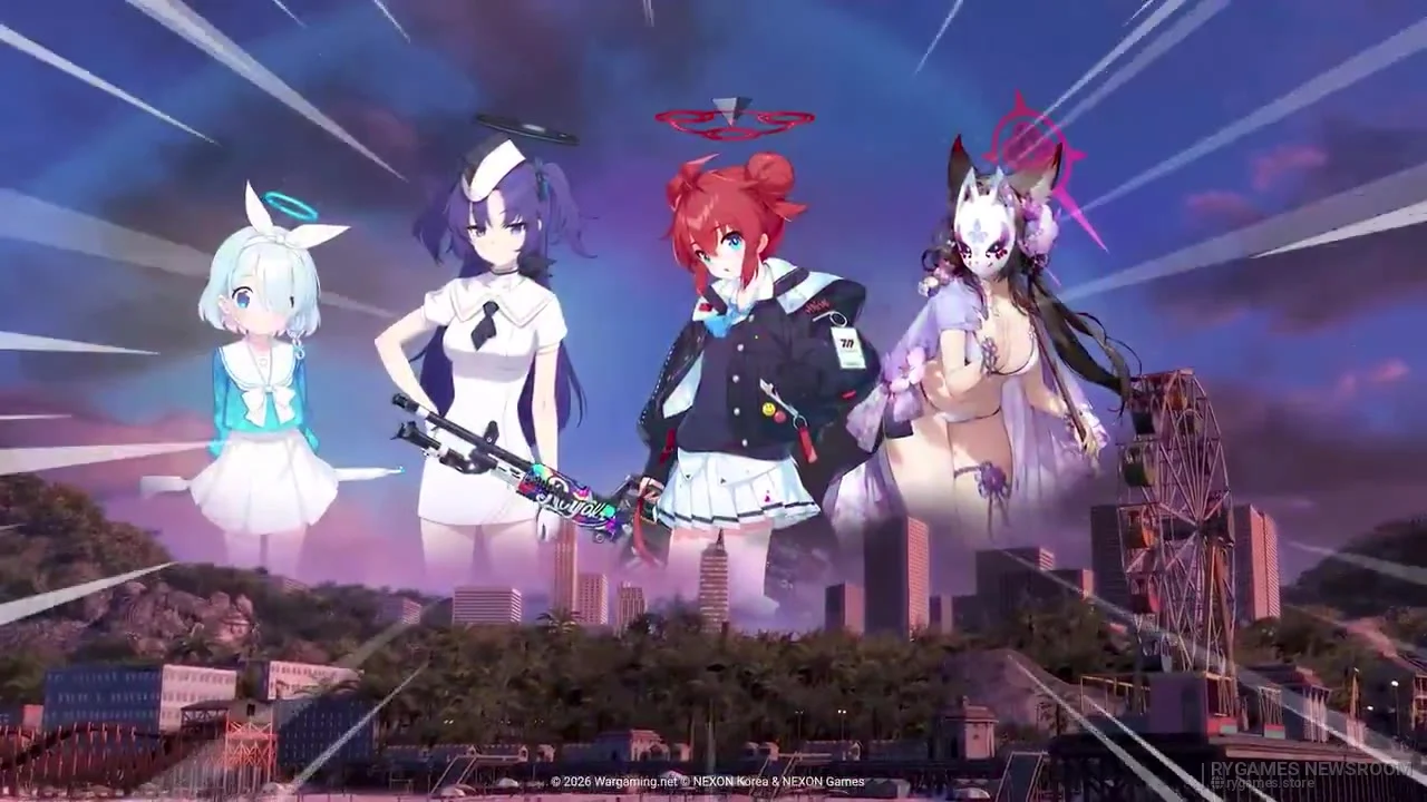 Cuplikan pengumuman kembalinya Blue Archive ke World of Warships 2026 - gambar 2