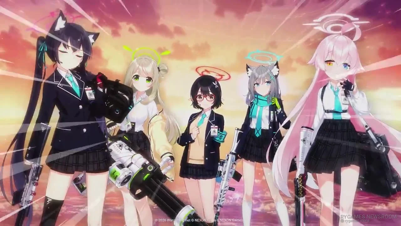 Cuplikan pengumuman kembalinya Blue Archive ke World of Warships 2026 - gambar 12