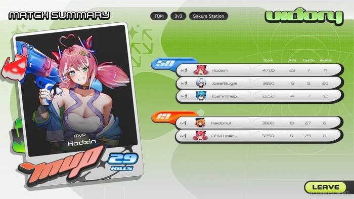 Cuplikan gameplay WTF - Waifu Tactical Force - gambar 13