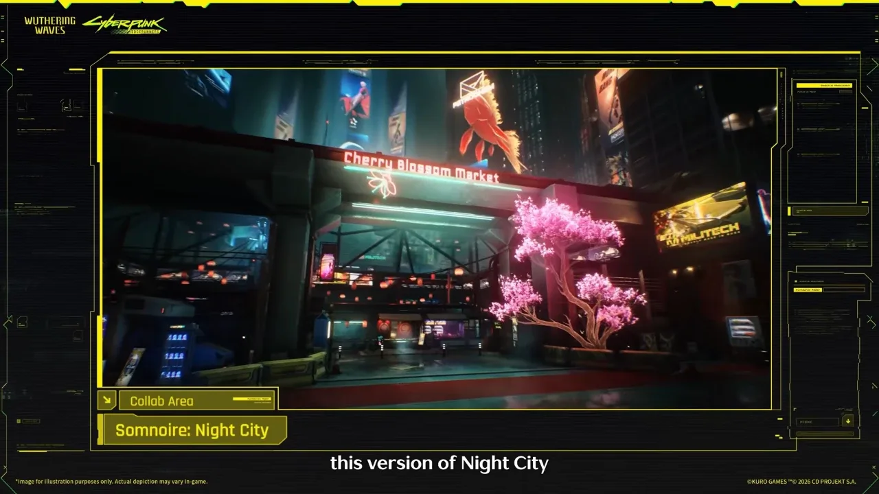 Screenshot Wuthering Waves x Cyberpunk: Edgerunners - gambar 54