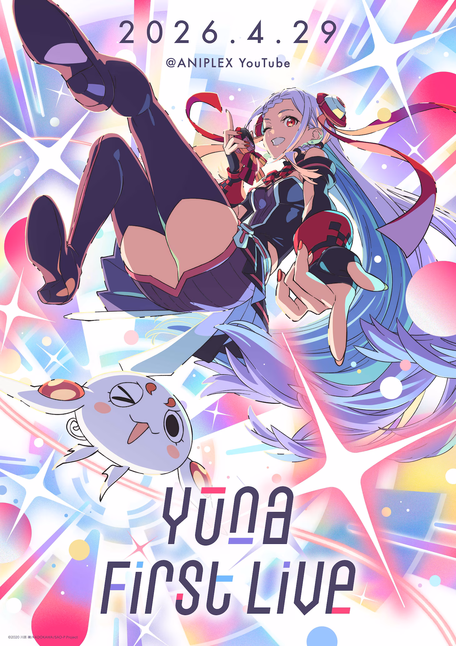 Visual peringatan Yuna First Live dari Sword Art Online
