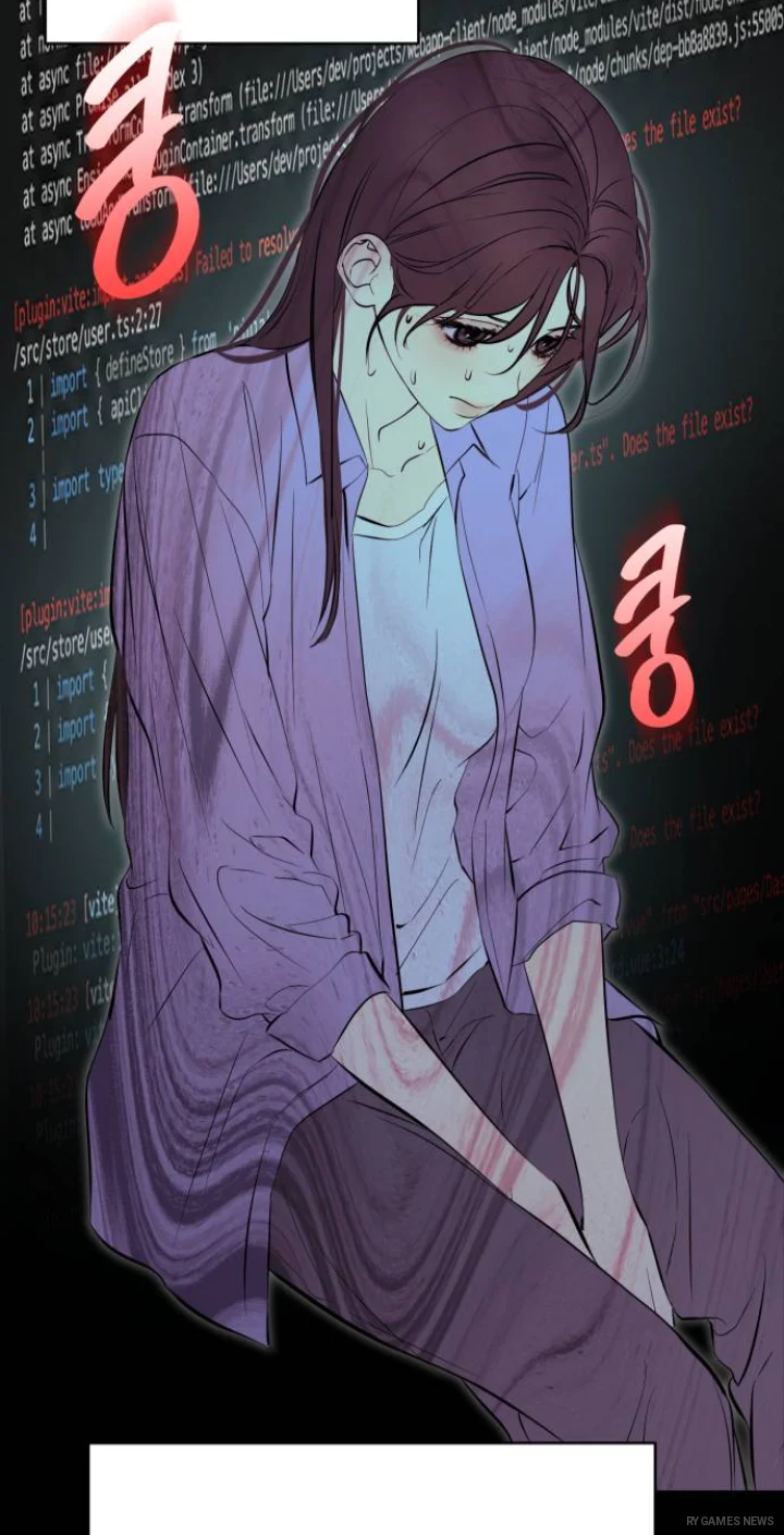『해일주의보（Tidal Warning）』のWebtoonシーン。 - gambar 8